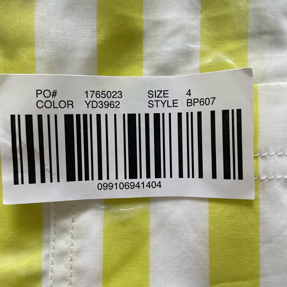 Brand New Jcrew shirt size 4 color bright kiwi - Picture 3 of 5